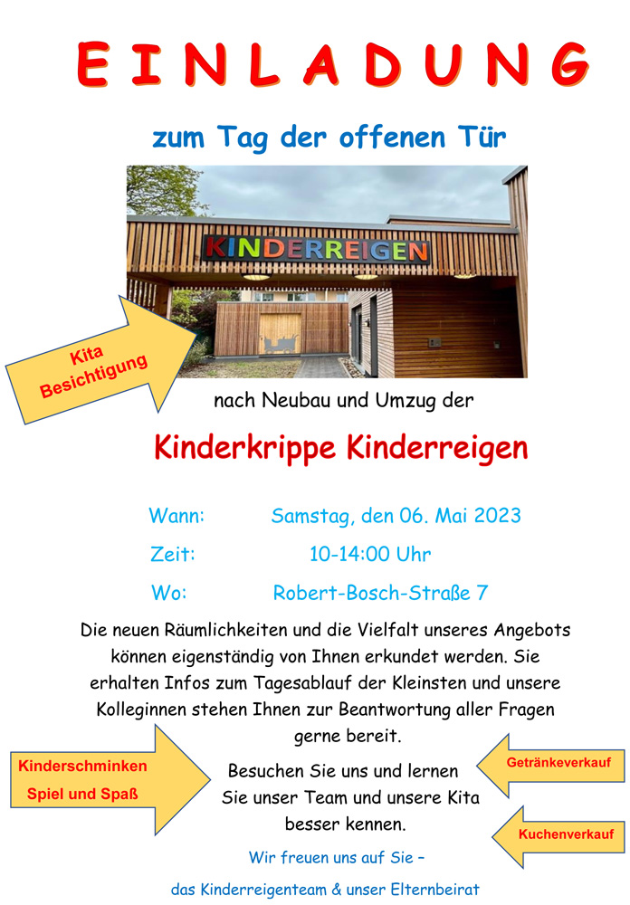 Einladung Tag Der Offenen Tür Vorlage Einladung zum Tag der offenen Tür - Diakonie Linkenheim-Hochstetten